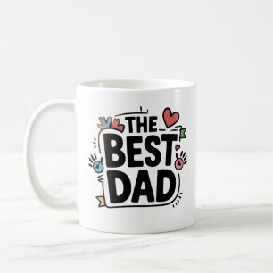 Mug Conception de texte pour le meilleur papa
