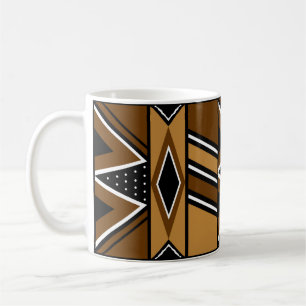Mug Conception de tissu de boue inspirée par l'Afrique
