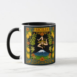 Mug Conception de Trinacria sicilienne
