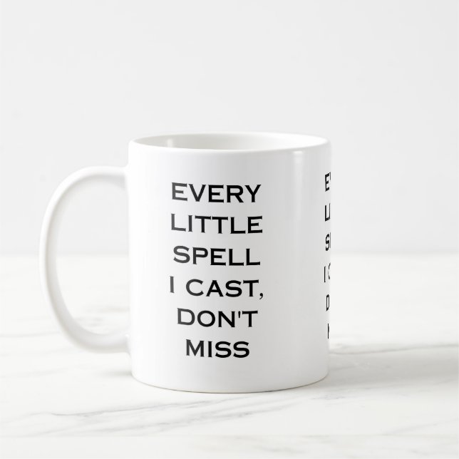 Mug Conception de typographie de citation de manifesta (Gauche)