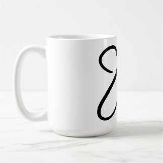 Mug Conception de typographie de mot "amour" minimalis