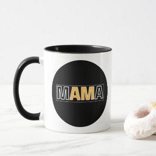 Mug conception de typographie Minimal Mama ourse-maman