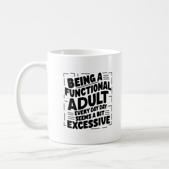 Mug Conception de typographie  Motivation (Gauche)