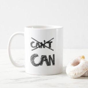 Mug Conception de typographie motivationnelle – “Je pe