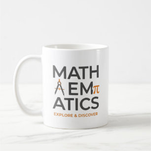 Mug Conception de typographie pour professeur de mathé