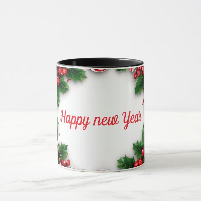 Mug conception de vacances de Noël (Centre)