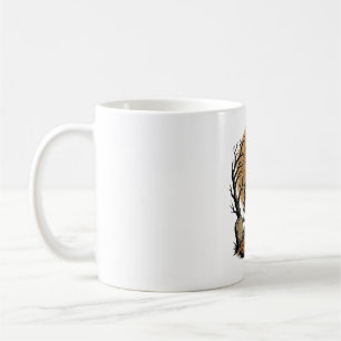 Mug Conception de vecteur de lune d'Halloween de fauch