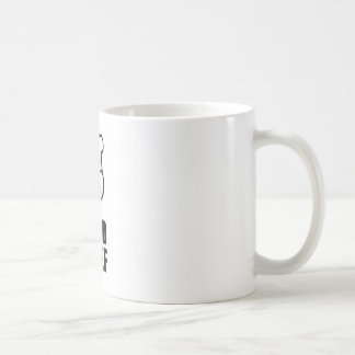 Mug Conception de visage de chef principal et de noir