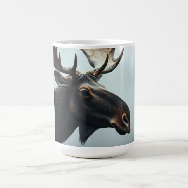 Mug Conception d'élan bleu  (Centre)