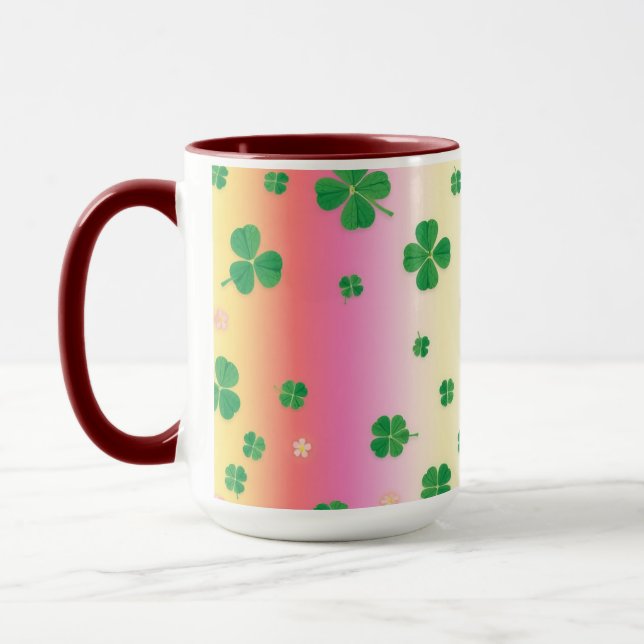 Mug Conception d'emballage arc-en-ciel de la Saint-Pat (Gauche)
