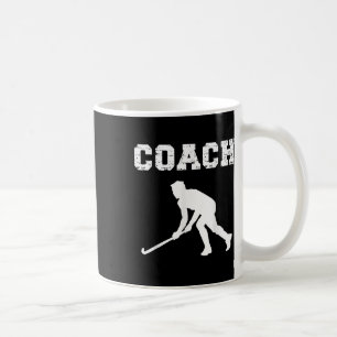 Mug Conception d'entraîneur de hockey sur gazon. Instr