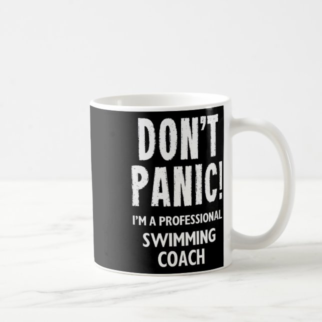 Mug Conception d'entraîneur de natation pour enseignan (Droite)