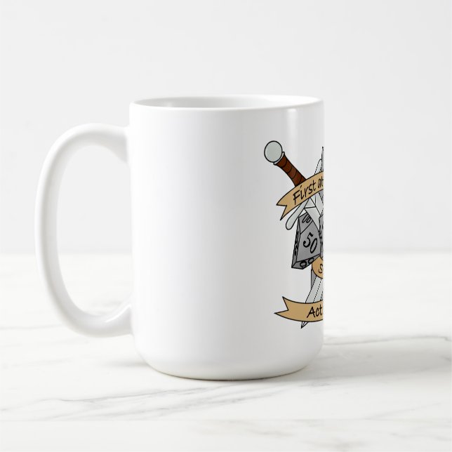 Mug Conception des dés de combat (Gauche)