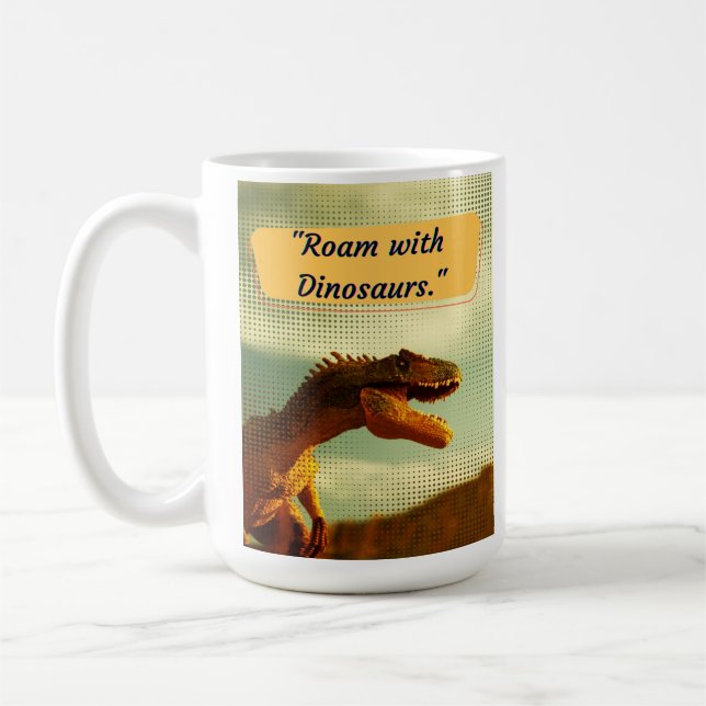 MUG CONCEPTION DES DEVIS DE DINOSAUR (Gauche)