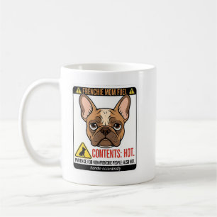 Mug Conception d'étiquette d'avertissement de carburan
