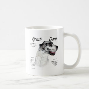 Mug Conception d'histoire de great dane (harlequin)