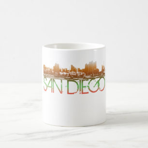Mug Conception d'horizon de San Diego