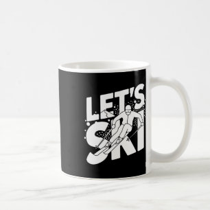 Mug Conception d'humour de ski Ski drôle Skieur