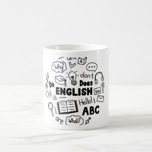 Mug Conception d'idiome de Lune Bleue Apprentissage de