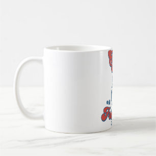 Mug Conception d'illustration vintage rétro Corgi et c