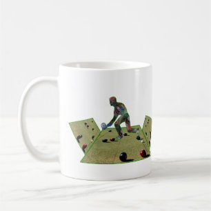 Mug Conception Dimensionnelle des Bowlers de pelouse,