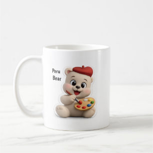 Mug Conception d'ours en peluche adorable et mignonne