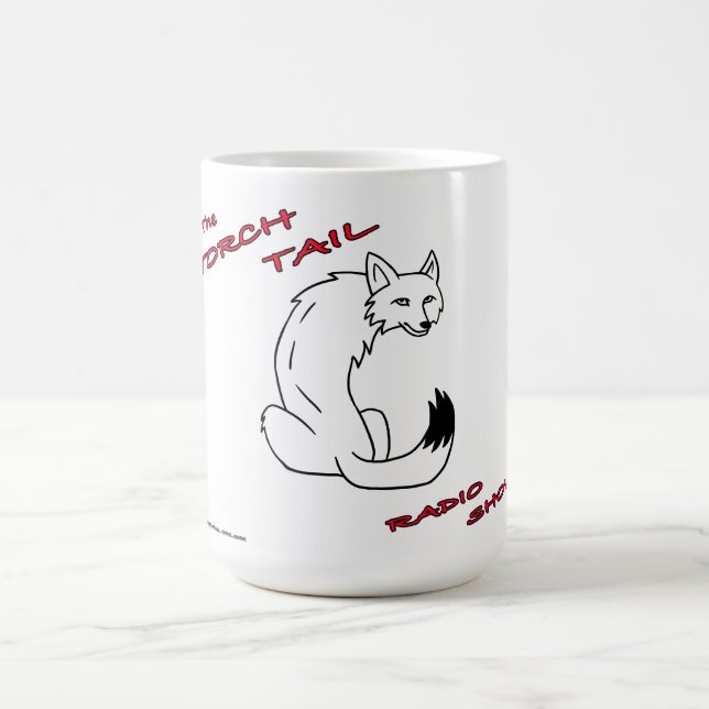 Mug Conception d'une émission de radio torche sur une  (Centre)