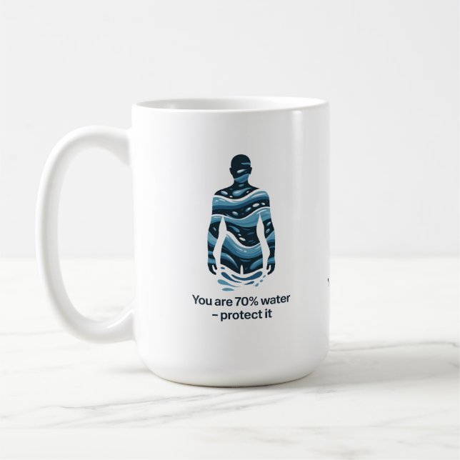 Mug Conception Éco Sensibilisation Conservation de l'E (Gauche)