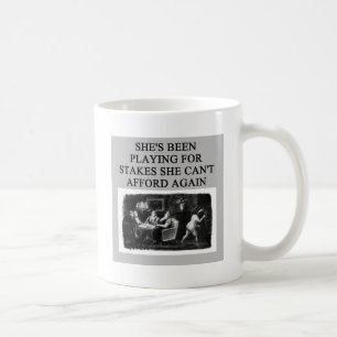 Mug conception en double de joueur de pont