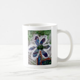 Mug Conception florale de rayonne fondue