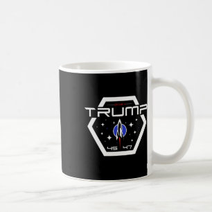Mug Conception futuriste rétro Trump 45 47 Trump