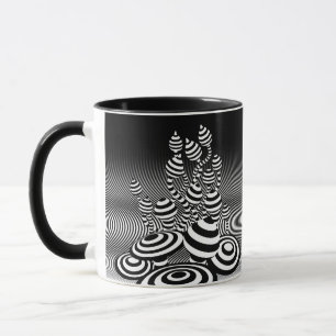Mug Conception géométrique combinée des champignons ma