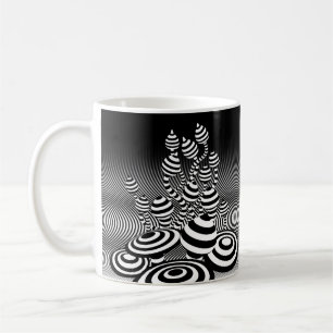 Mug Conception géométrique des champignons magiques du