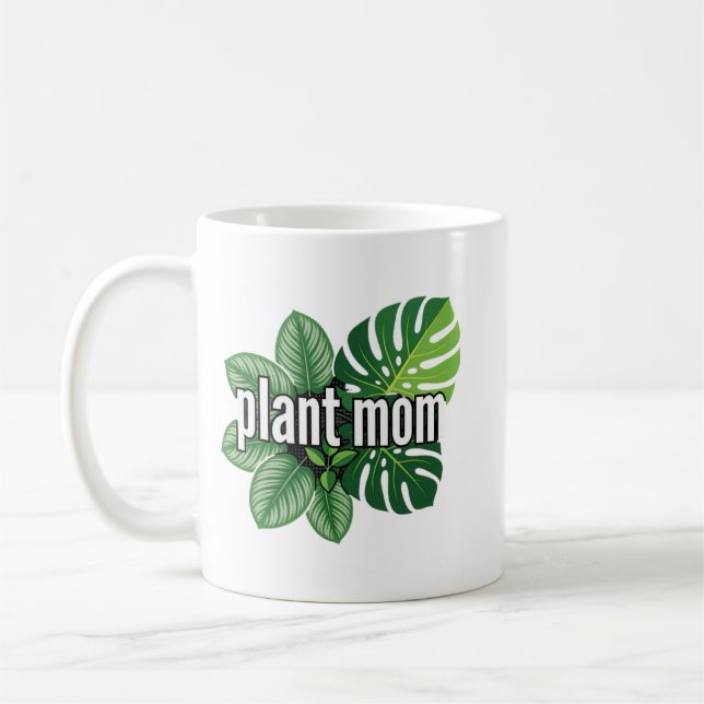 Mug Conception Graphique Botanique Moderne (Gauche)