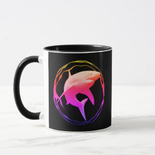 Mug Conception Graphique de Grand Requin Blanc