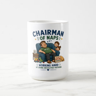 Mug Conception humoristique de président de sieste con