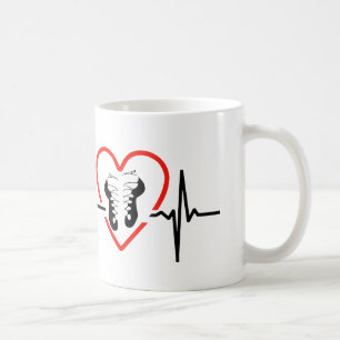 Mug Conception irlandaise de battement de coeur de
