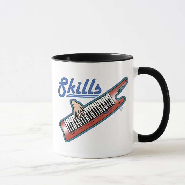 Mug conception keytar de qualifications (Droite)