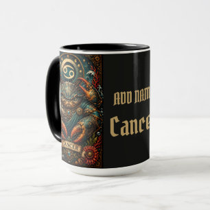 Mug Conception masculine céleste du zodiaque Cancer