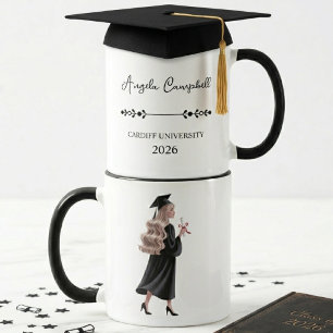 Mug Conception minimale de l'année scolaire pour le no