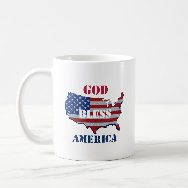 Mug Conception patriotique américaine (Gauche)