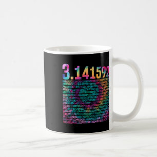 Mug Conception Pi Pour Teacher Tie Dye 3.14 Chiffres P