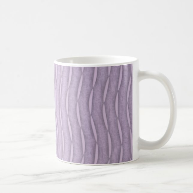 Mug Conception rayée moderne verticale lavande (Droite)