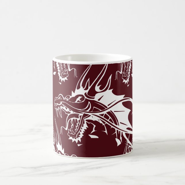 Mug Conception rouge d'imaginaire de cool de créature (Centre)