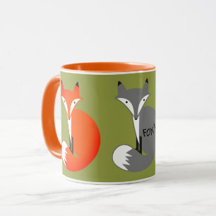 Mug Conception rusée colorée de Fox