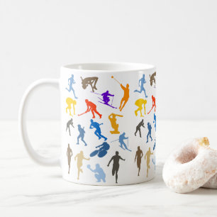 Mug Conception Silhouette À Thème Multisport