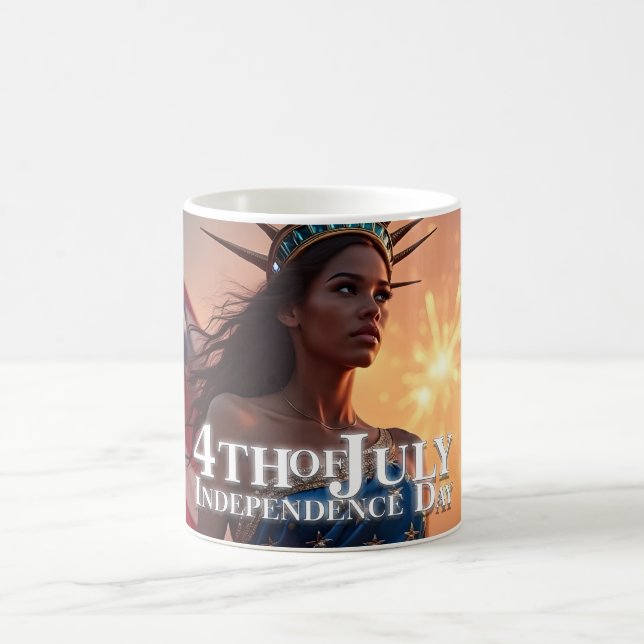 Mug Conception splendide du 4 juillet - Feux d'artific (Centre)