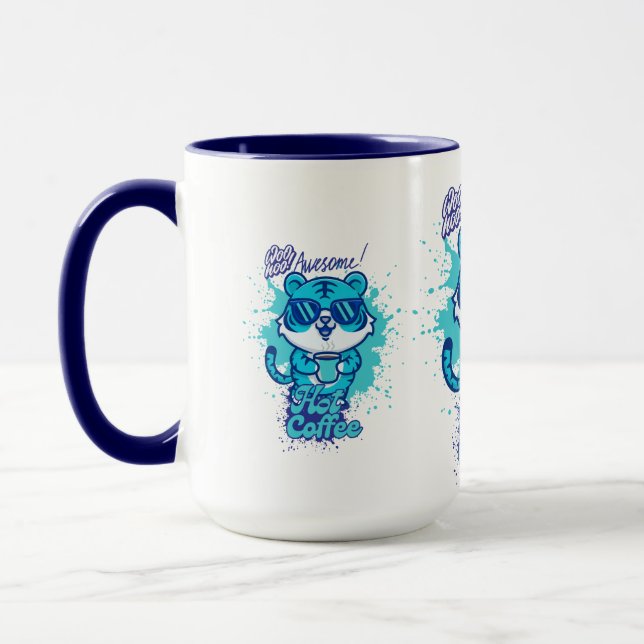 Mug Conception tendance café chaud (Gauche)