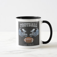 Conception vintage du tableau de bord de football