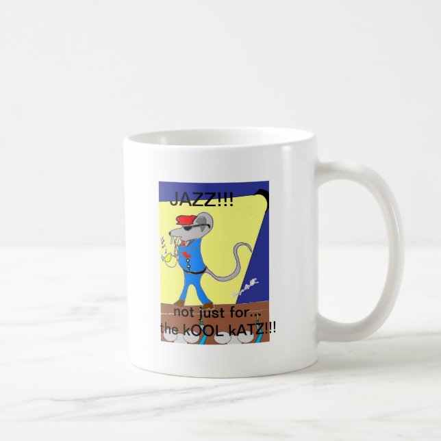 Mug conceptions d'amant de jazz (Droite)
